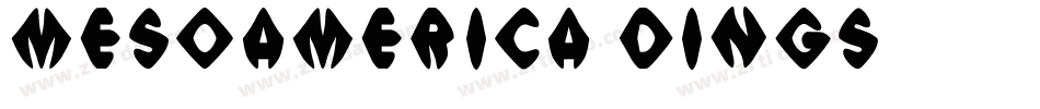 MesoAmerica Dings字体转换